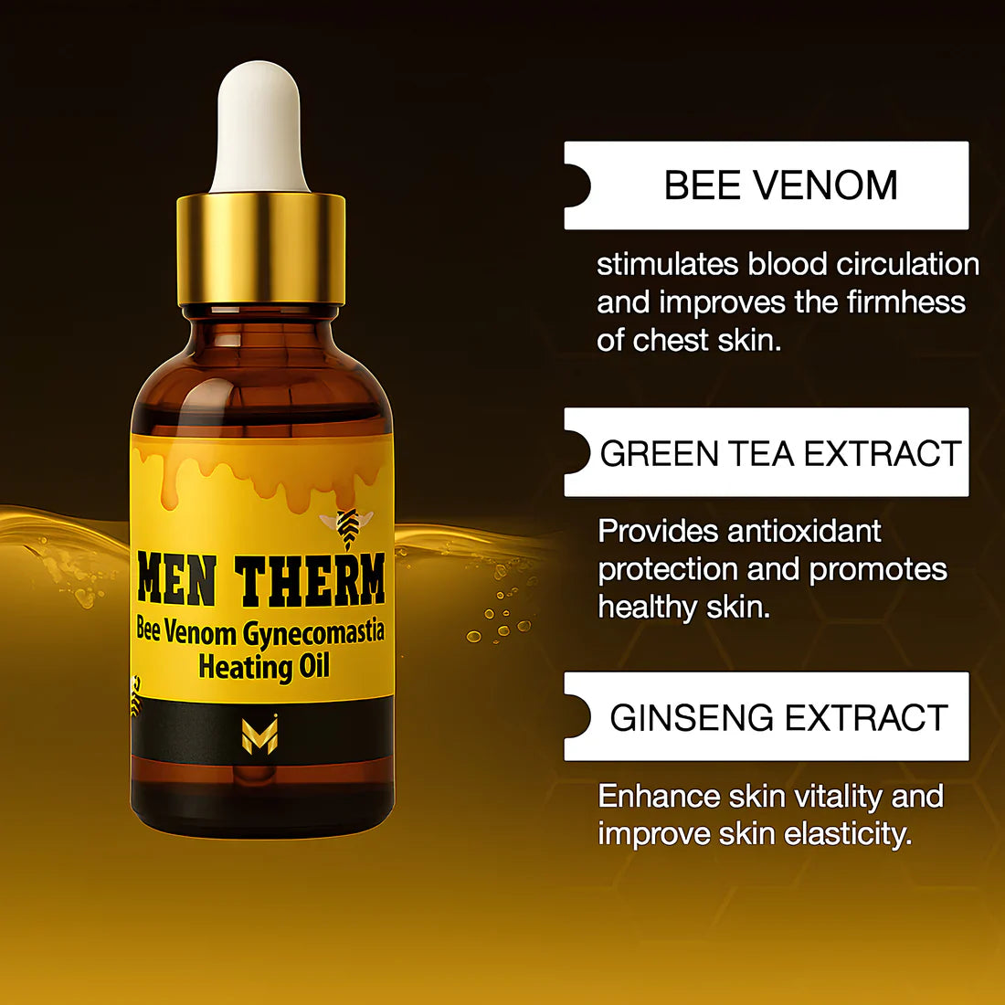 Bee Venom Heating Oil – Smooth & Toned Look
